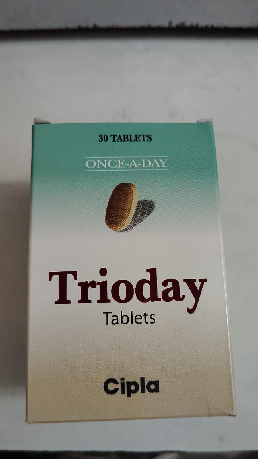 Trioday — Tenofovir, Lamivudine and Efavirenz Tablets